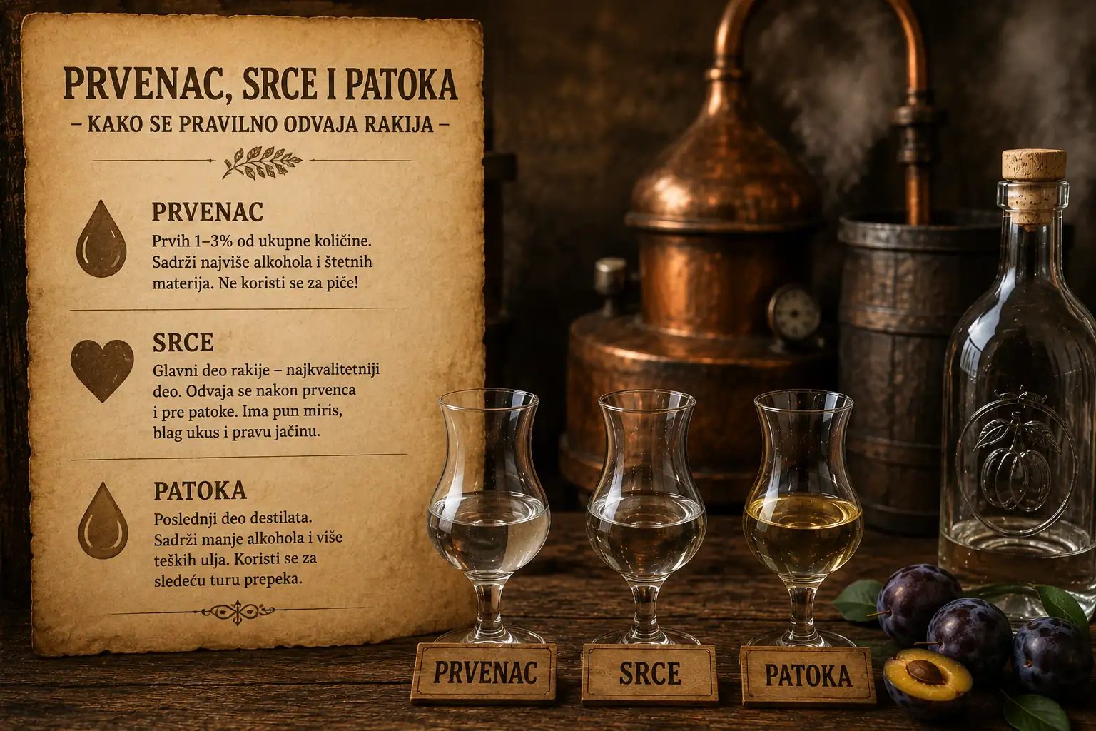 Prvenac, srce i patoka – kako se pravilno odvaja rakija? - Objasnili ...