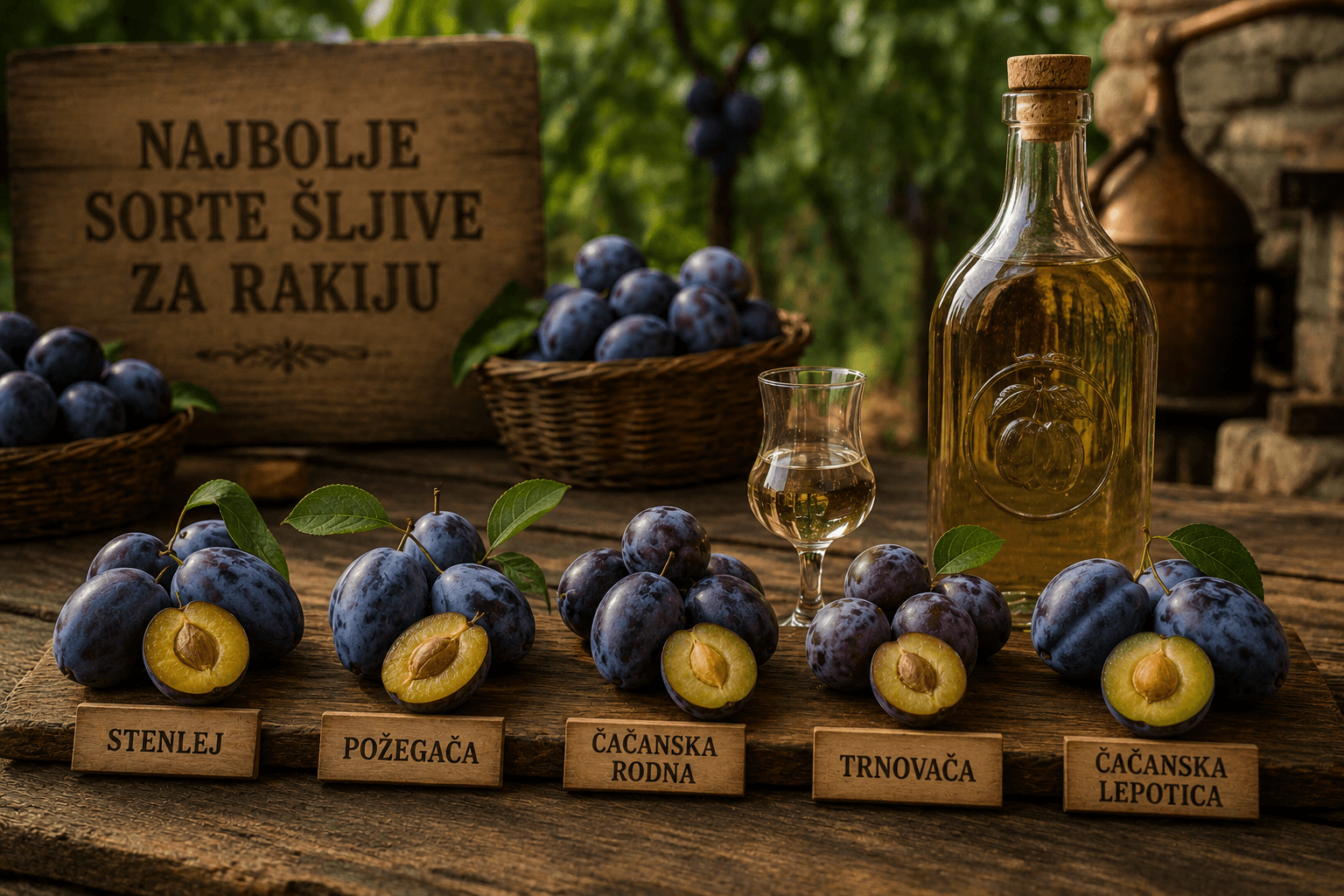 Najbolje sorte šljive za rakiju - Koje sorte...
