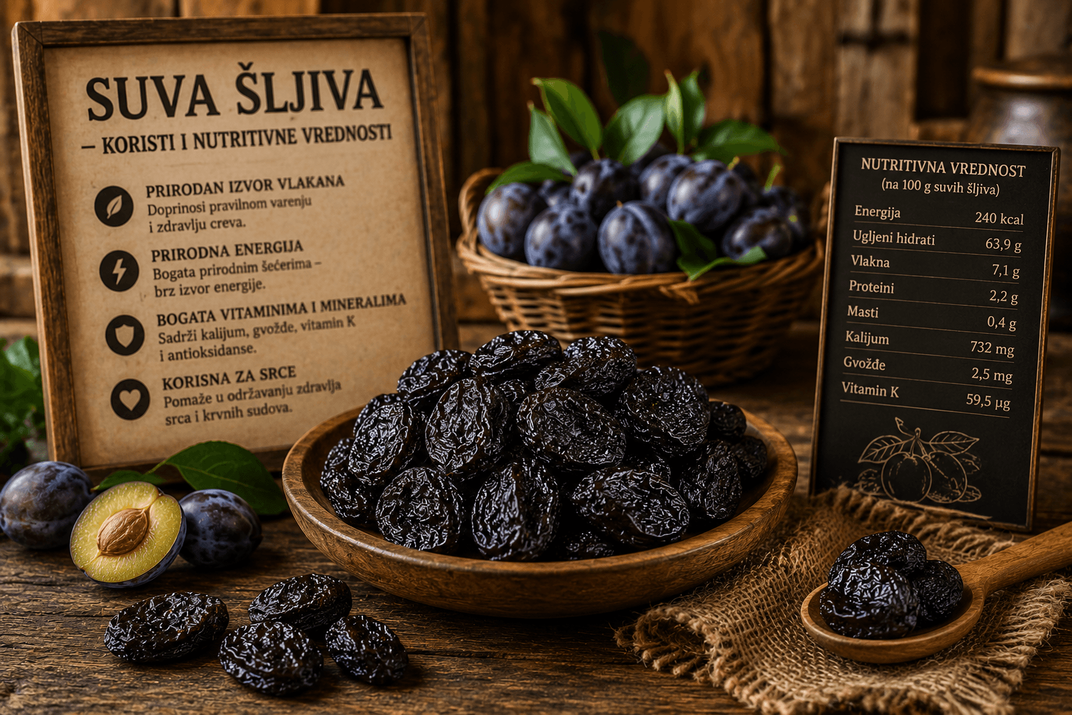 Suva šljiva – koristi i nutritivne vrednosti - Zašto je s...